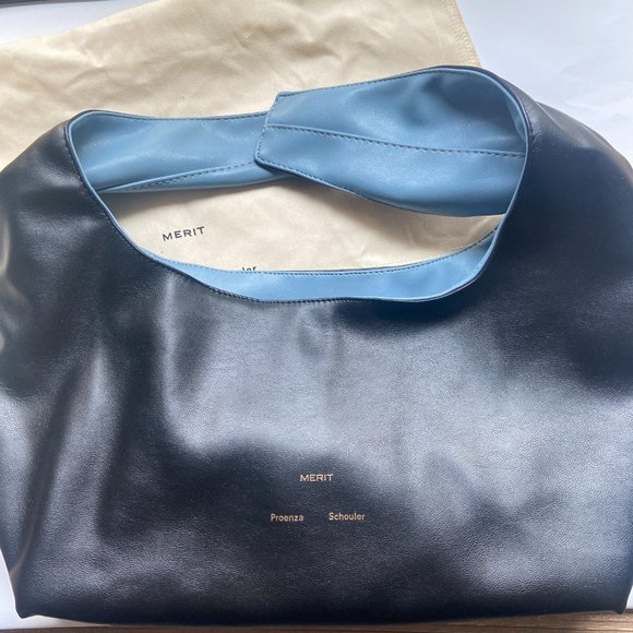 NEW Merit Beauty Proenza Schouler Limited Edition Reversible Vegan Leather Bag - Picture 1 of 8
